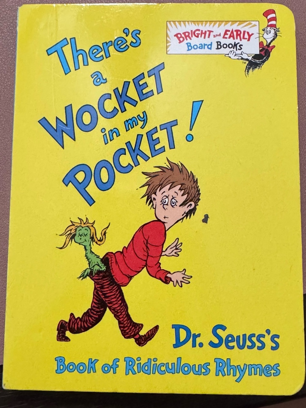 Dr. Seuss board book set back cover - blue with multicolor mini-covers